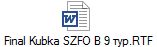 Final Kubka SZFO В 9 тур.RTF
